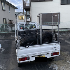 タイヤラック　伸縮式　引取お願いします　２セット