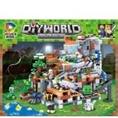 マイクラ マインクラフト 山の洞窟 Minecraft LEGO レゴ