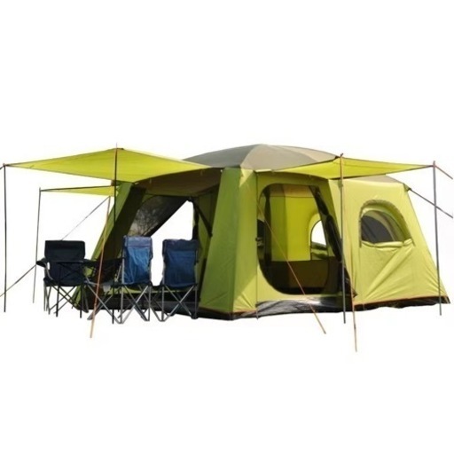 最大8人用テント　防風防寒通気性良好