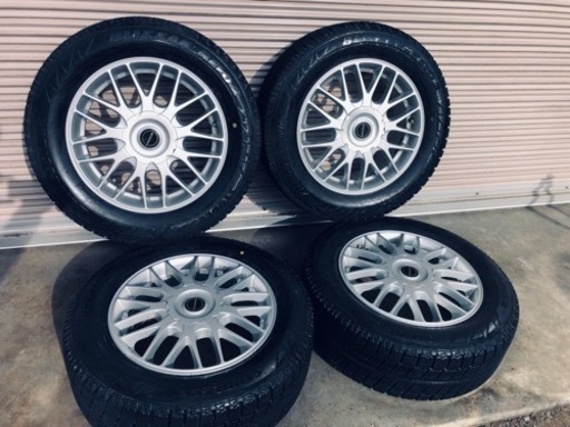 冬タイヤ 205/65R16 プリウス等用便利なマルチホイール付きブリヂストン製ブリザック4本組