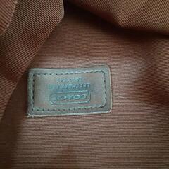 COACHのキャップ 紫色 記載サイズML 値下げしましたの画像