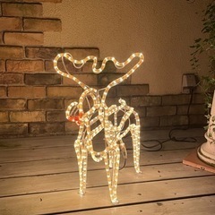 ミニトナカイのクリスマスイルミ