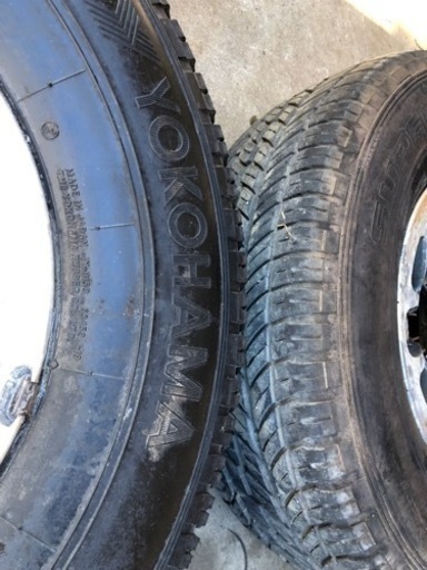 265/70R15 ヨコハマタイヤアルミホイール セット　中古　引き取り限定