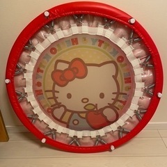 ☆値下げ中☆トランポリン(ハローキティ　ぴょんぴょんジャンプ)の画像