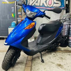 ★人気車種！アドレスV125 K9 青 走行11831km 社外...