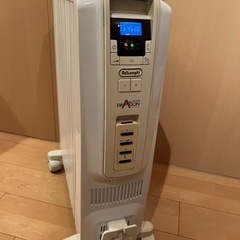 デロンギ　オイルヒーターTDD0915W リモコン　説明書付き