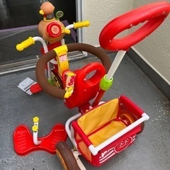 アンパンマン三輪車　子供の画像