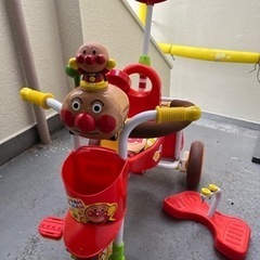 アンパンマン三輪車　子供の画像