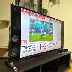 2014年製　ソニー　ブラビア　55インチ　4K対応　テレビ 台付き