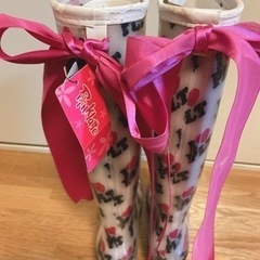 【0円】未使用 長靴 23cm【譲ります】の画像