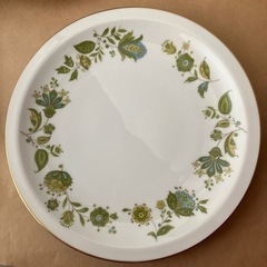 花柄大きめプレート　5皿セット の画像