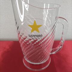 【新品未使用】サッポロビール　ピッチャー　泡止めプレート付き　1...