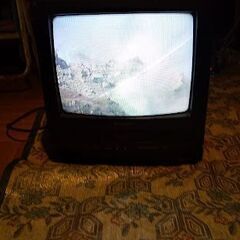 ブラウン管式テレビデオ