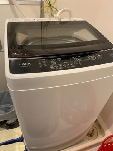 【1/7まで】AQUA 5kg洗濯機 美品
