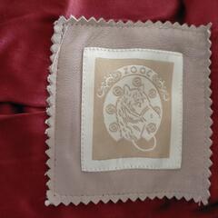 ★ミンクのハーフコート　とれも綺麗なワインレッド　★未使用・保管品です　の画像