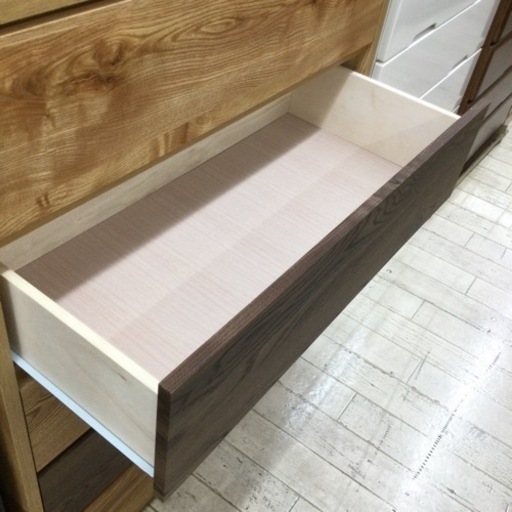 【✨アウトレット❗️未使用❗️ナチュラル❗️北欧風❗️✨】定価¥28,400 大川家具 5段チェスト
