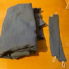 ニトリ　遮光1級•防炎カーテン（パレット2 ブルー）