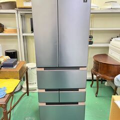★美品★SJ-MF46H 自動製氷機 6D冷蔵庫 2021年 4...