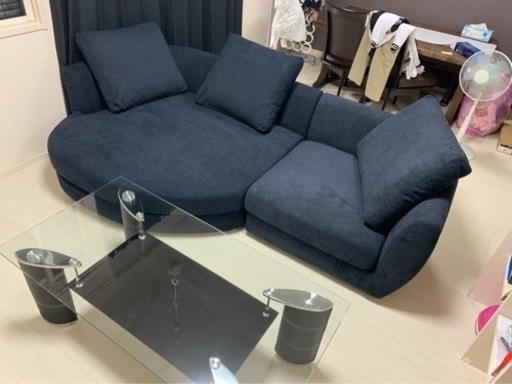 【価格相談可】オシャレなカウチソファー