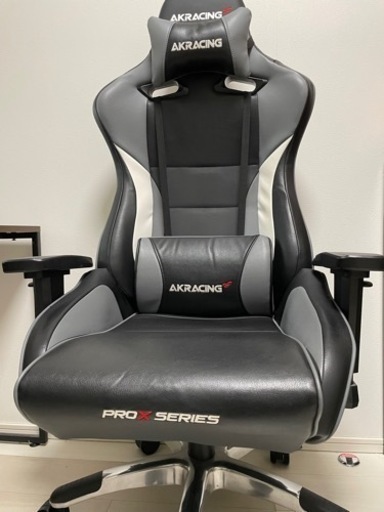 AKRacing ゲーミングチェア グレー Pro-X V2