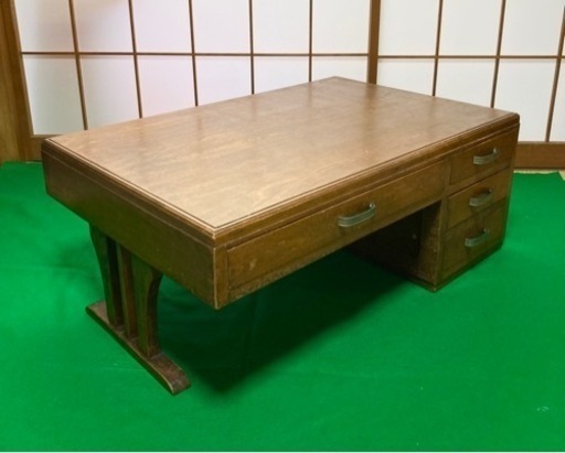 昭和レトロ　1960年代購入　文机　ローテーブル　書斎机　アンティーク