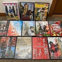 【譲り先決定】バス釣りDVDまとめ売りの画像