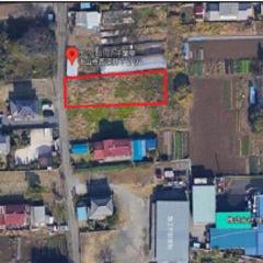 駐車場や資材置き場に最適！流山ICまで車で８分！流山市西深井土地400.20坪 − 千葉県