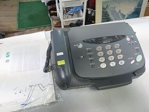 NEC　パーソナルファクシミリ　SPEAX22TA　スピークス　FAX付き電話機　感熱紙　スキャナー脱着
