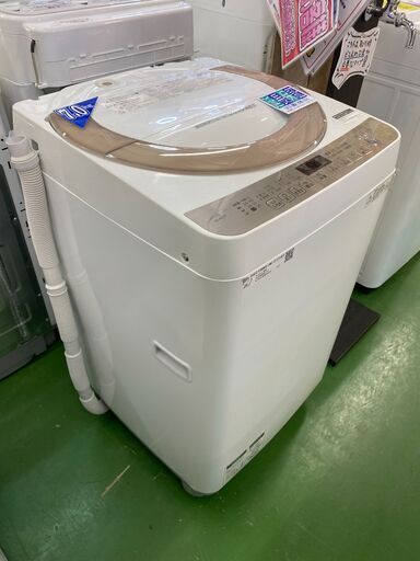 【愛品館八千代店】保証充実SHARP2018年製7.0㎏全自動洗濯機ES-KS70T