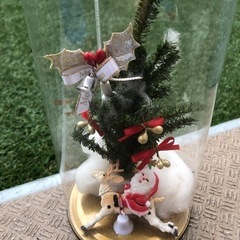 新品ミニリース  ミニクリスマスツリーの画像