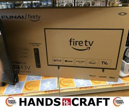 フナイ　FL-43UF340　液晶テレビ　未使用品　2022年式　43インチ　【ハンズクラフト宜野湾店】