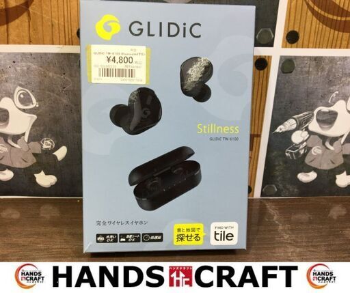 ★値下げ★ GLIDIC　TW-6100　Bluetoothイヤホン　中古　付属品説明書あり　【ハンズクラフト宜野湾店】