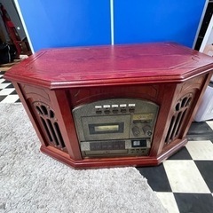 【リサイクルサービス八光　田上店】天然木クラシックタイプレコード...