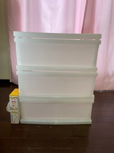 商談中、3段ラック