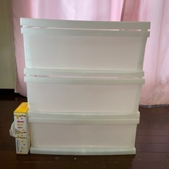 商談中、3段ラック
