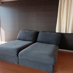 【12/1 12/2 明るいうちに引き取り可能な方教えてください】IKEAソファ　無料の画像