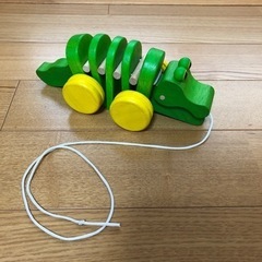 お散歩ワニの画像