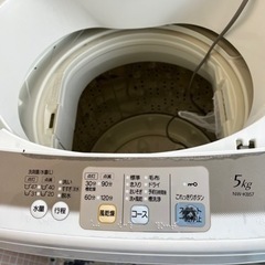 5ｋの日立の洗濯機の画像