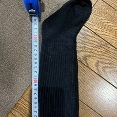 靴下　未使用　黒　子供用の画像
