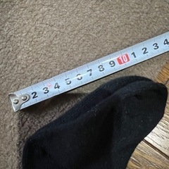 靴下　未使用　黒　子供用の画像