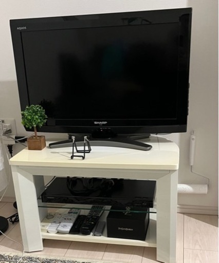 美品　SHARP AQUOS テレビ　テレビ台　Blu-ray 激安セット✨