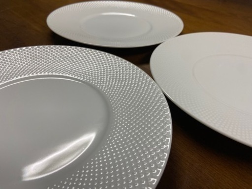 Crate&Barrel 大皿　ディナープレート　激安　サラダ　ホワイト