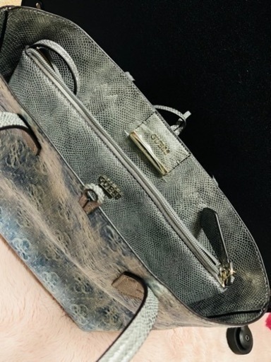 GUESS リバーシブル デニム トートバッグ