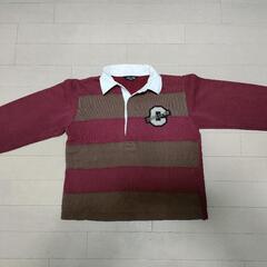 コムサ　子どもラガーシャツ
