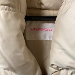 【VIVA YOU】ビバユー　ダウンコート　ホワイトの画像