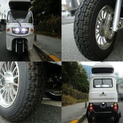 ★APトライク『走行僅か737km』ルーフボックス 前後ドラレコ 3人乗り側車付軽二輪★東京/大田区【下取OK】の画像