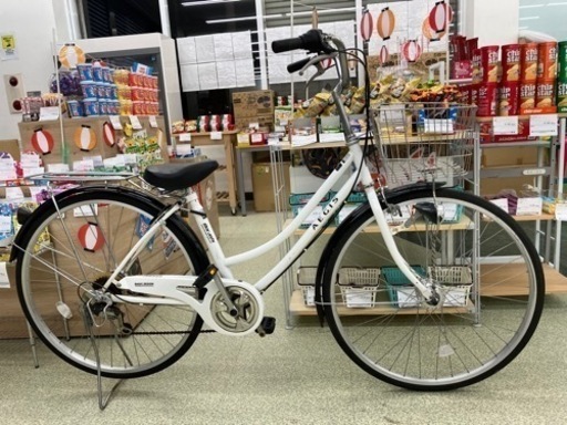 自転車　一般　★白　　TJ404