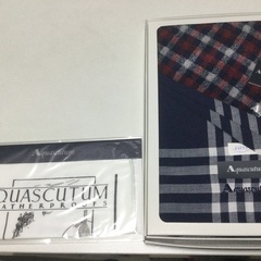 Aquascutum  メンズハンカチ　新品未使用