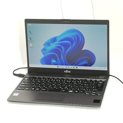 保証付 日本製 高速SSD 軽量 薄型 13.3型 ノートパソコン 富士通 U937/P 中古美品 第7世代Core i5 8GB 無線 カメラ Windows11 Office