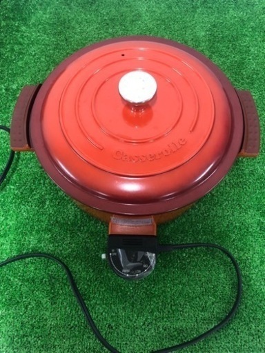 【中古品】山善 キャセロール エレクトリックグリルパン YGC-800
